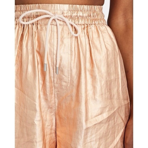 A.L.C. Metallic Gold Ryder Boxer Shorts size small - Picture 3 of 11